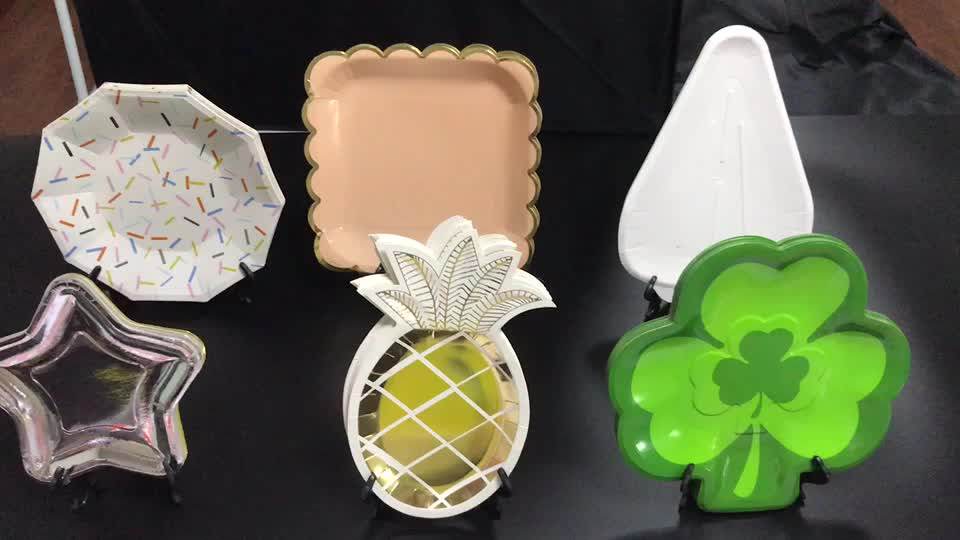 Disposable Silver Picnic Food Paper Plate,Square Paper Food Tray Buy