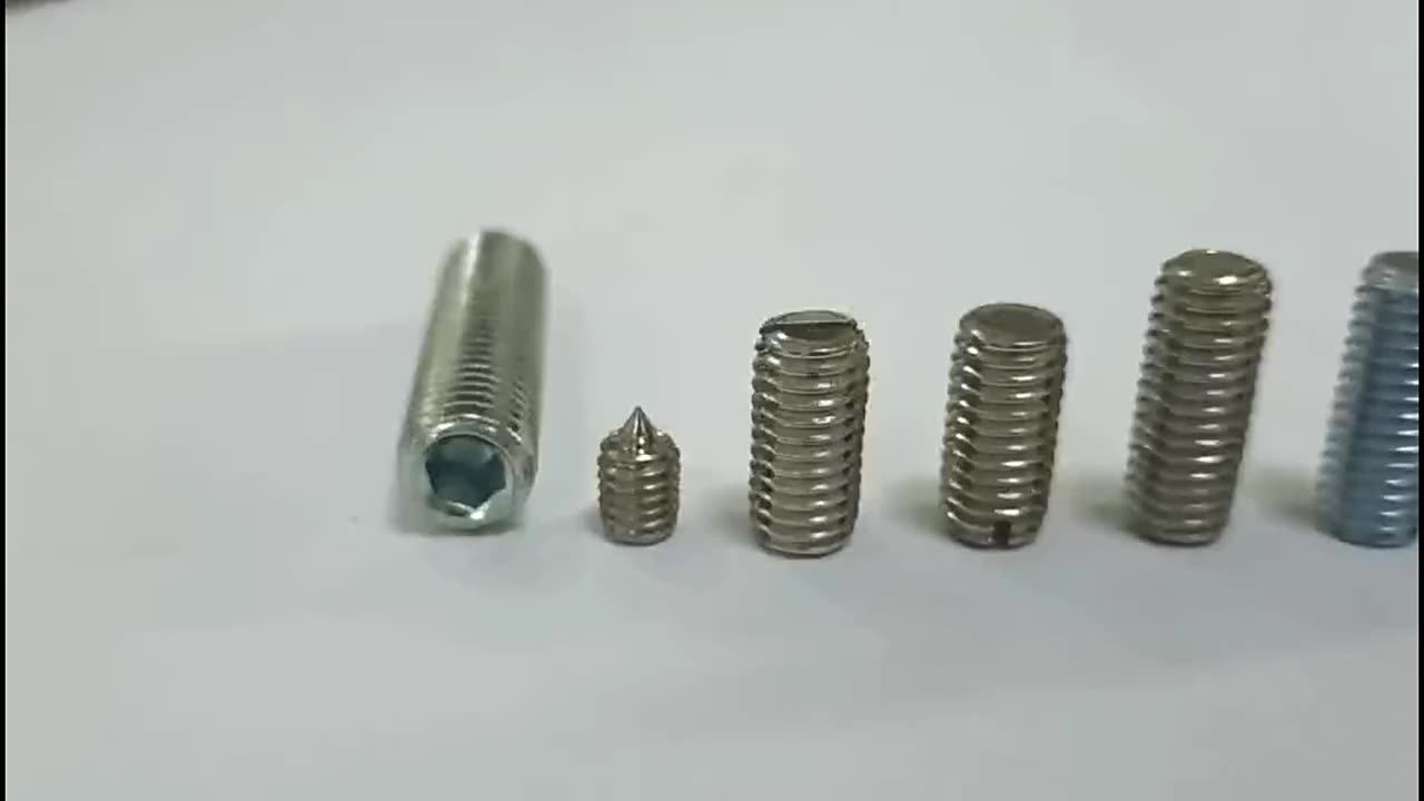 Din En Iso 4026 Pipe Plugs Hexagon Socket Locking Screws Taper Thread