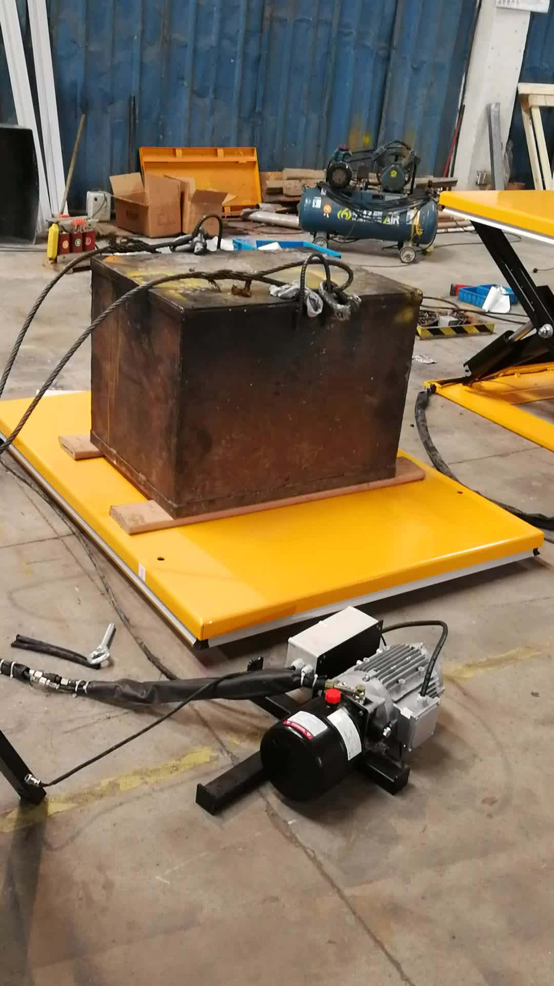 Low Profile Hydraulic Pump Electric Lift Table 85mm Closed Height Buy