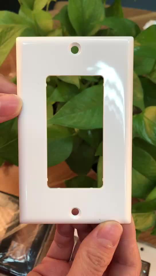 Shanghai Linsky 1gang Decorator Electrical Switch/gfci And Usb Outlet Plastic Wall Plate Buy