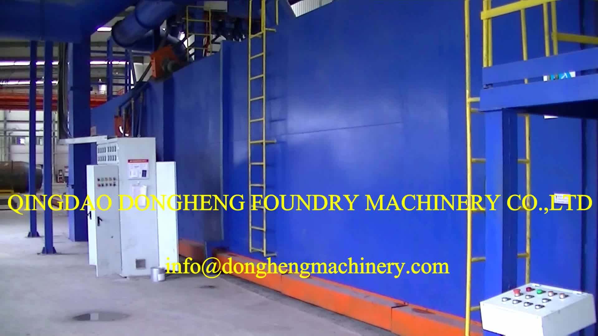 Dustfree Automatic Metal Surface Cleaning Pipe Shot Blasting Machines
