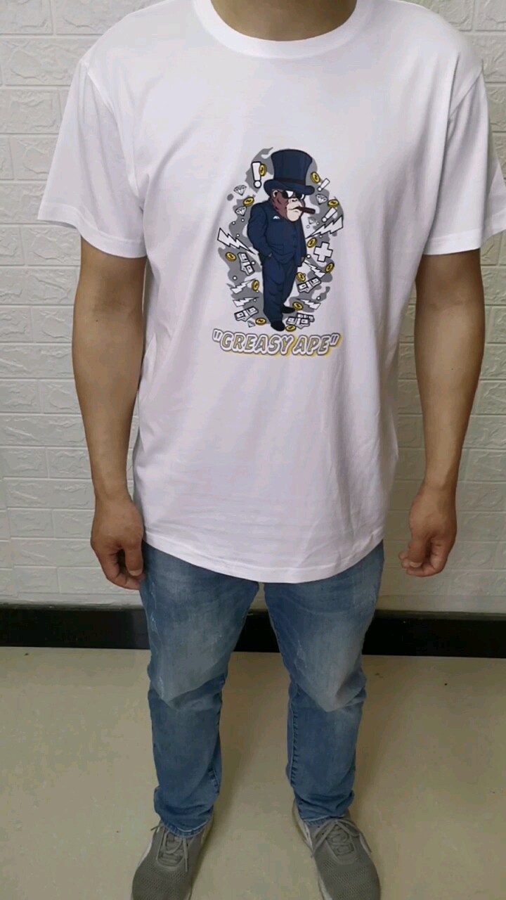 Alibaba Blanco T Shirts Groothandel 200GSM 100% Cotton Heavy