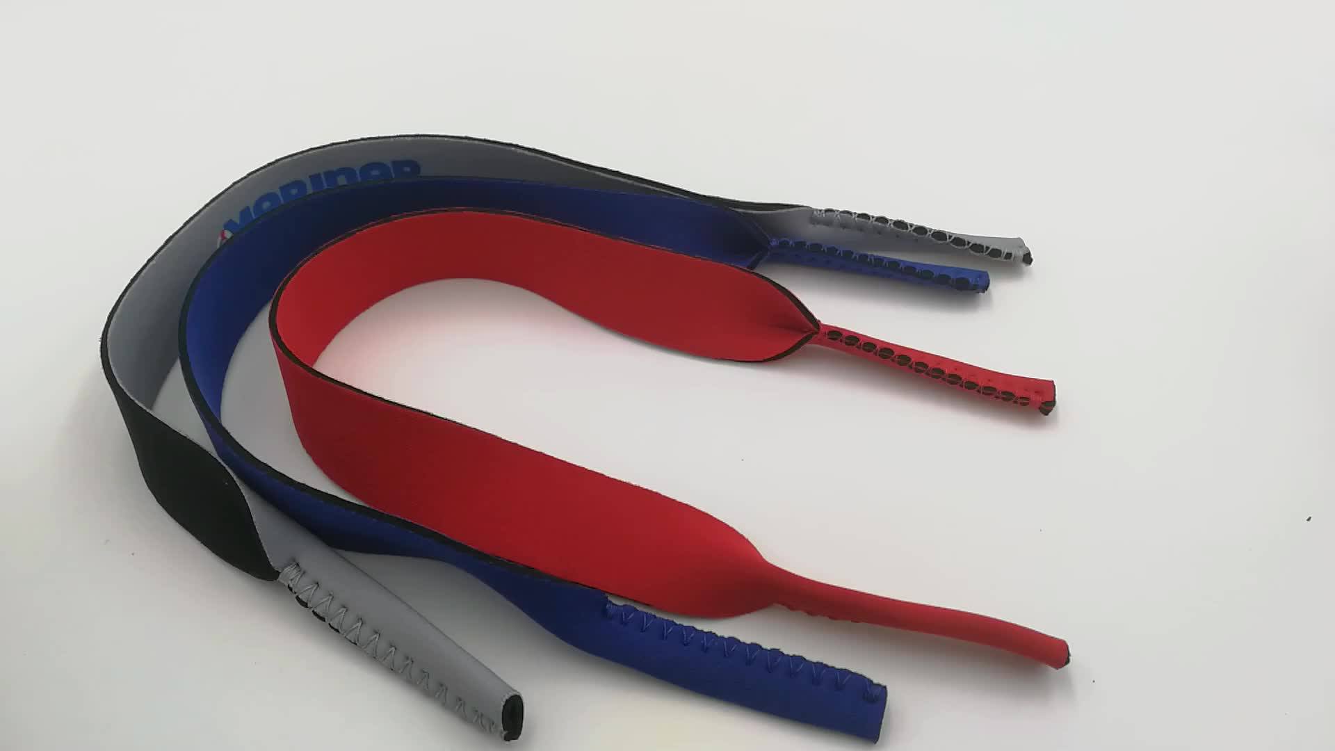 Logo Custom Sports Floating Neoprene Glasses Sunglasses Neck Strap