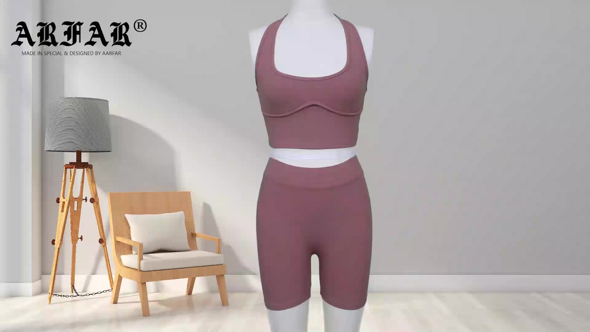 Fashion Sexy Skims 2 Pieces Sets Streetwear Rib Knit Breathable Slinky ...