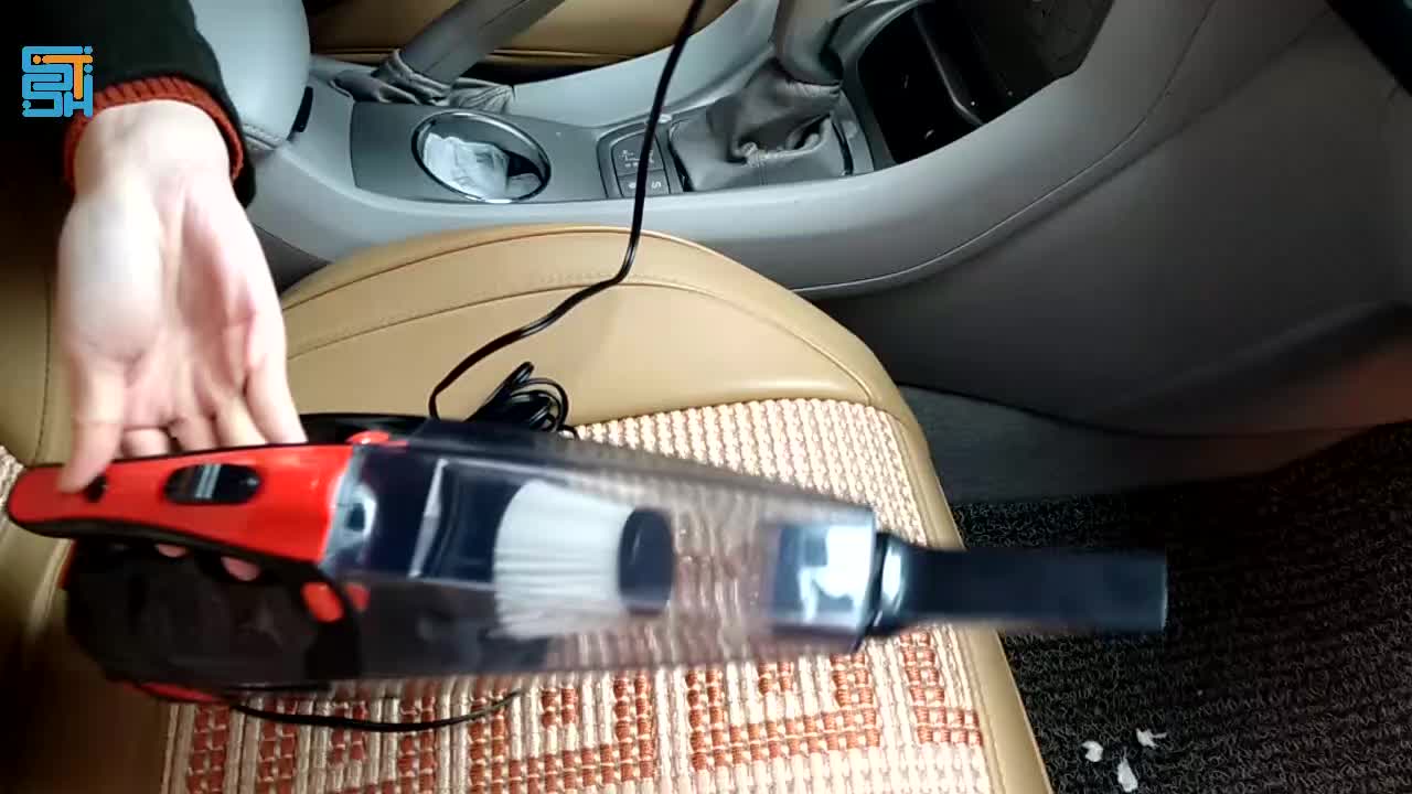 4 In 1 12v Cordless Wet Dry Seat Steam Car Vacuum Cleaner Portable