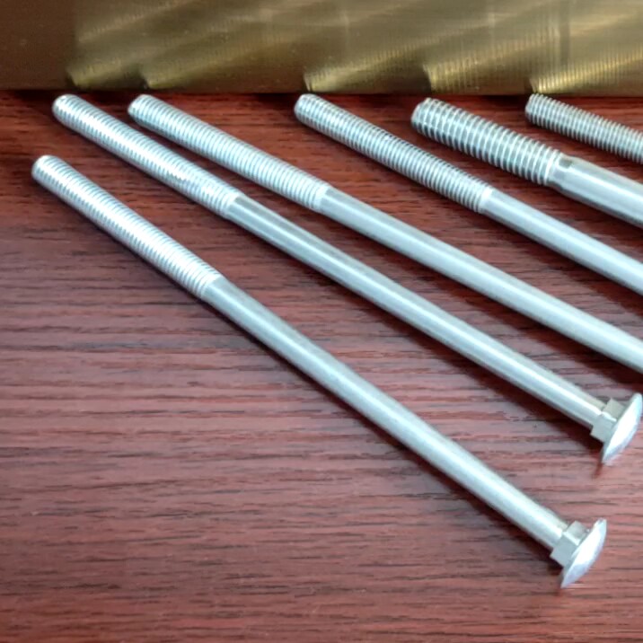 4 Bulloni Quadrati Per Carrozza Con Dadi In Acciaio BZP M10 X 160 - Foto 10