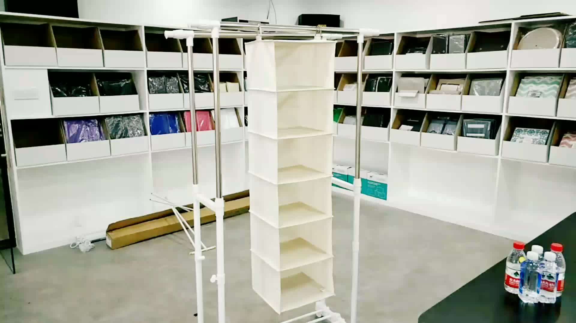 2015 Hot Sale Hanging Clothes Closet Organizer Fabric Shoe Closet