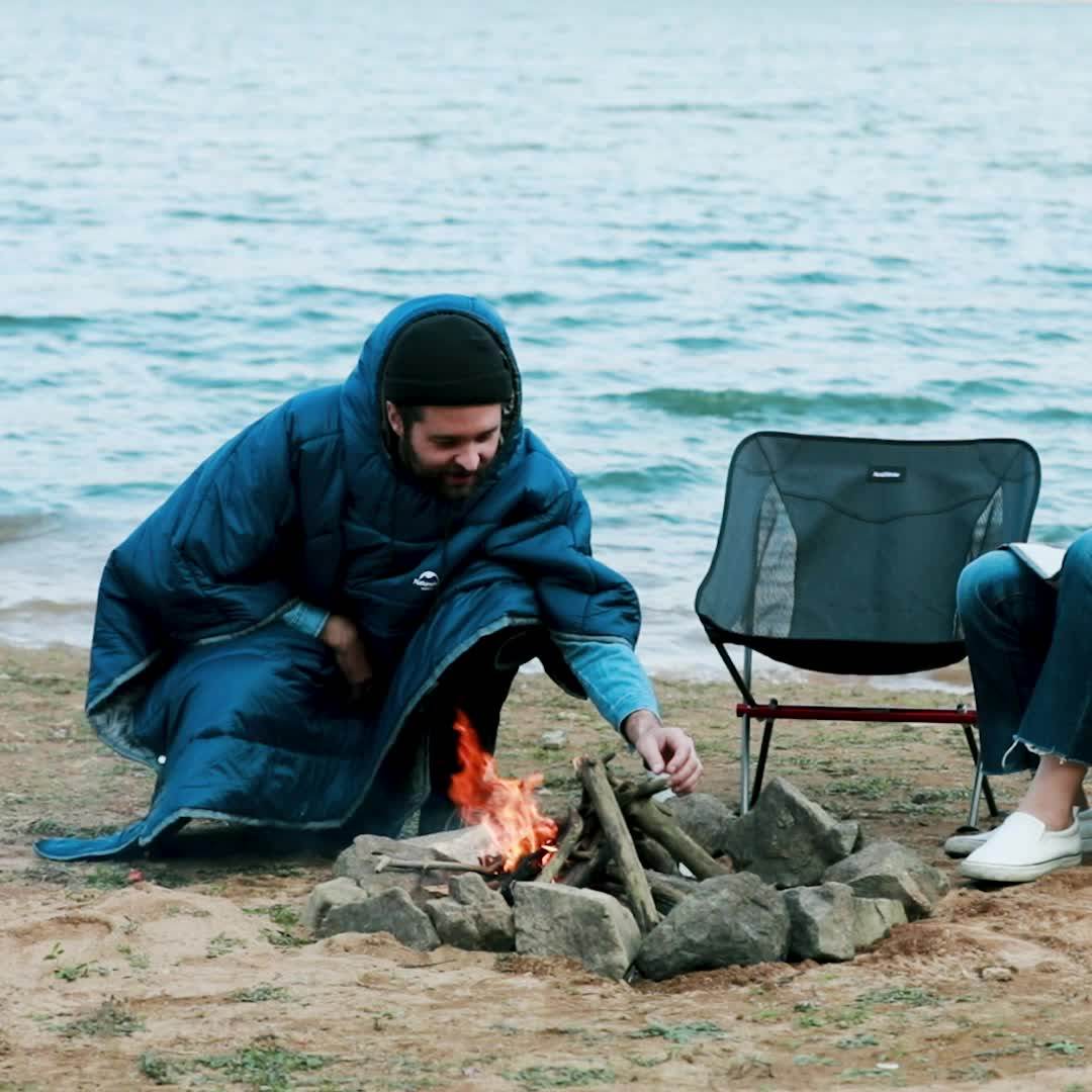 Naturehike Winter Portable Waterresistant Wearable Cloak Cape Sleeping