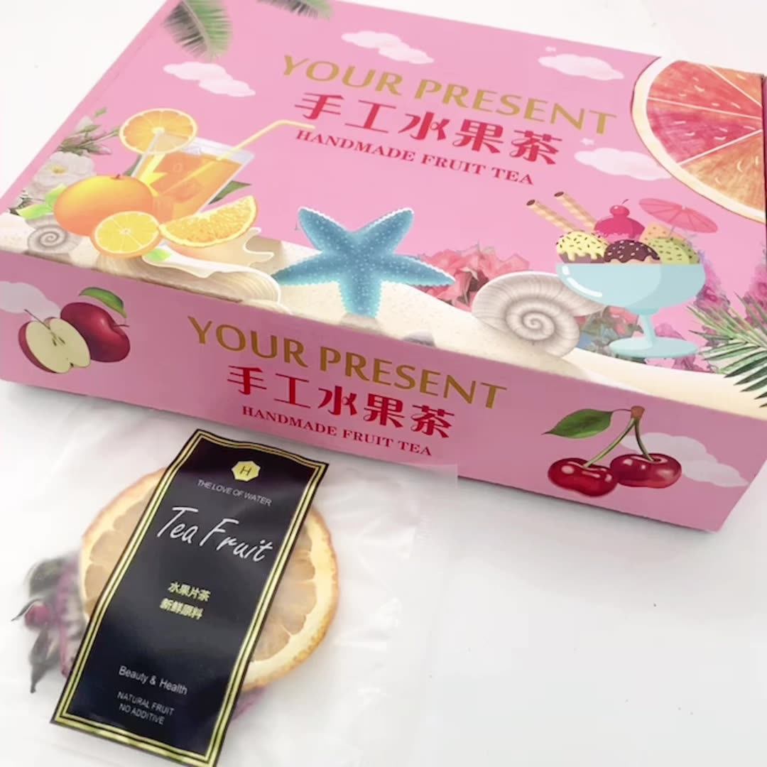 Bulk Natural Chinese Handmade Dried Fruit Tea Gift Packages Mixed Dried