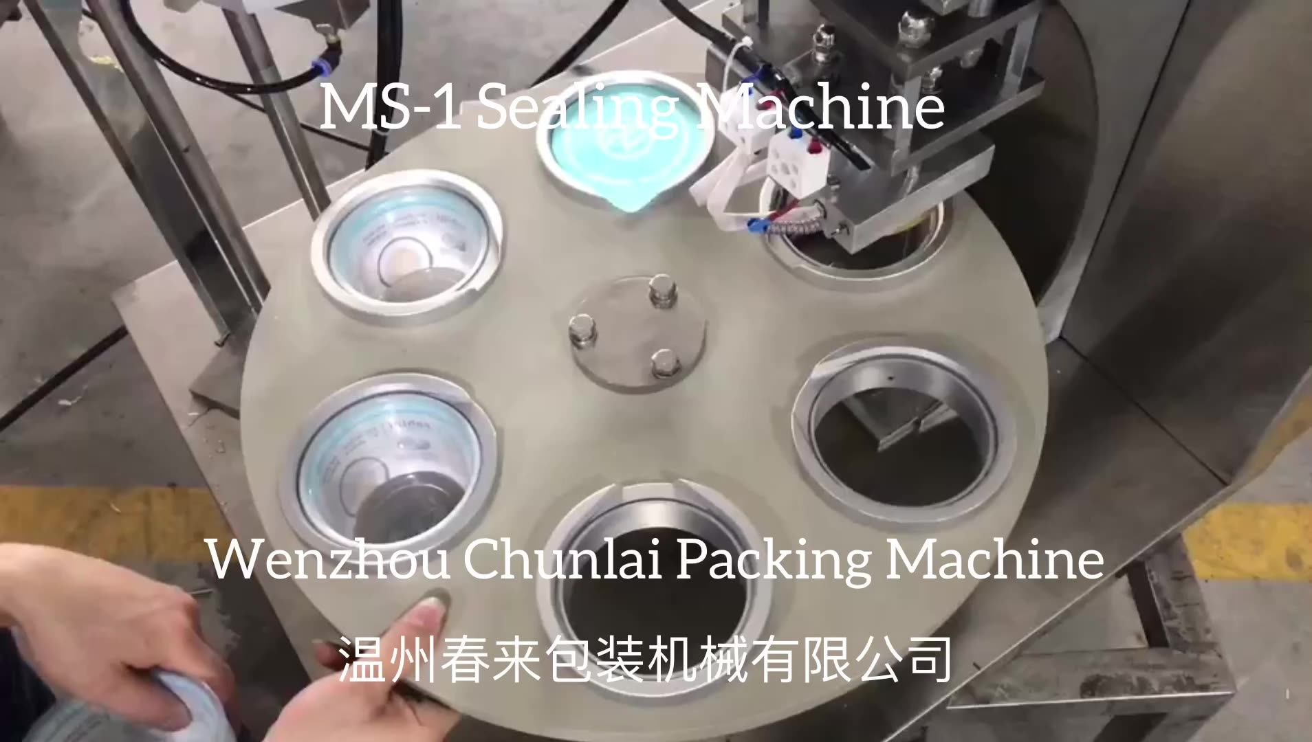 Semiautomatic Rotary Type Ice Cream Cup Filling Sealing Machine,Ice