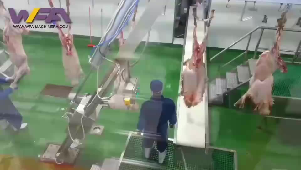 High Efficiency Goat Abattoir Equipment Sheep Skinning Peeling Machine