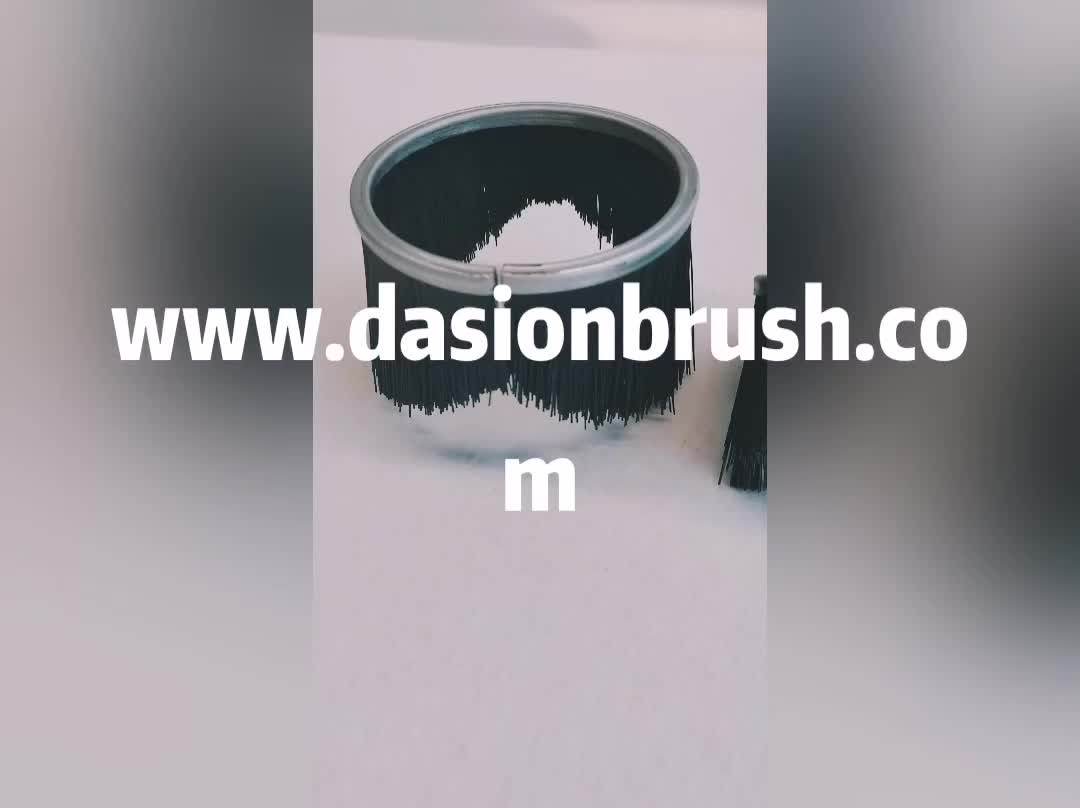 Nylon Bristle Industrial Inverted Disk Brushes Internal Ring Brush