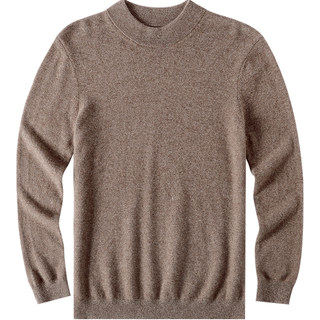 Mrbu suéter cálido de cachemira con medio cuello alto para hombre