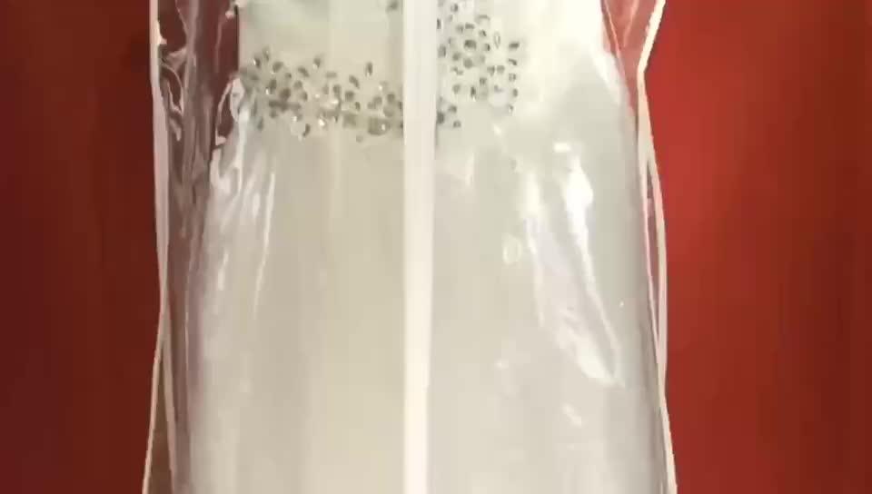 Low Moq Clear Pvc Plastic Wedding Dress Bridal Gown Bag Dust Cover Buy Gown Bag Dust Cover
