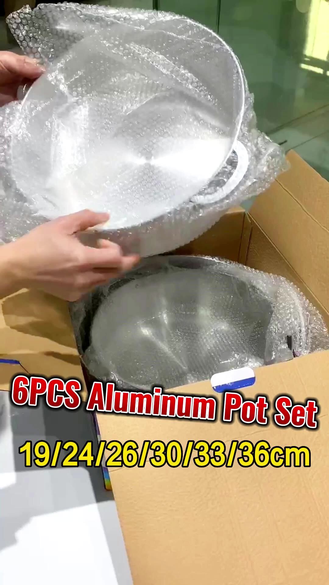 Best Selling Casserole 12pcs Pots Home Cookware Set Restaurants Sanding