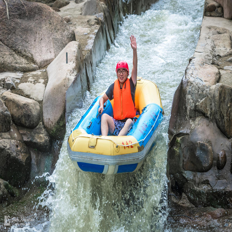 桐廬虎咆哮峡ラフティング山湾湾雪山ラフティングラフティングチケットチーム一日