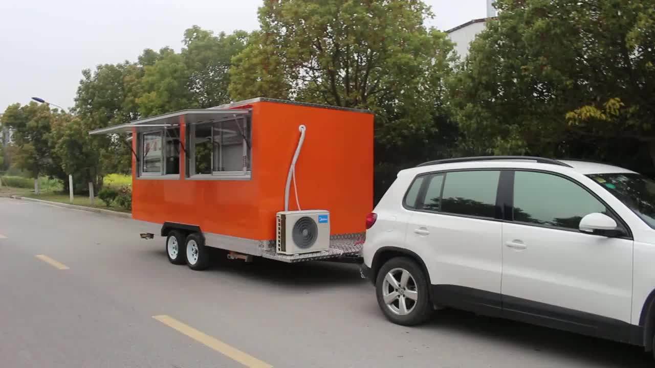 Jxfs450 Mobile Fast Camp Trailer Forward Used Food Trucks For Sale In