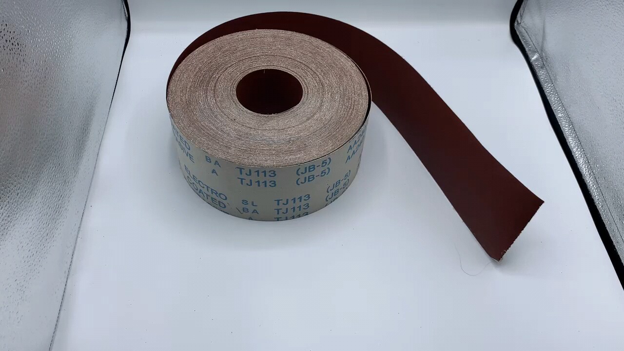 Emery Cloth Sandpaper 80 Grit Abrasive Strong Cloth Backing Roll For