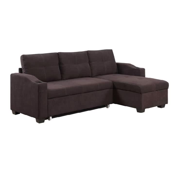 Excellent Design Pull Out Sofa Bed With Storage Box Multifunction