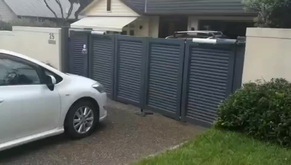 Jhr Modern Simple Steel Folding Gate Design Philippines Aluminium Gates