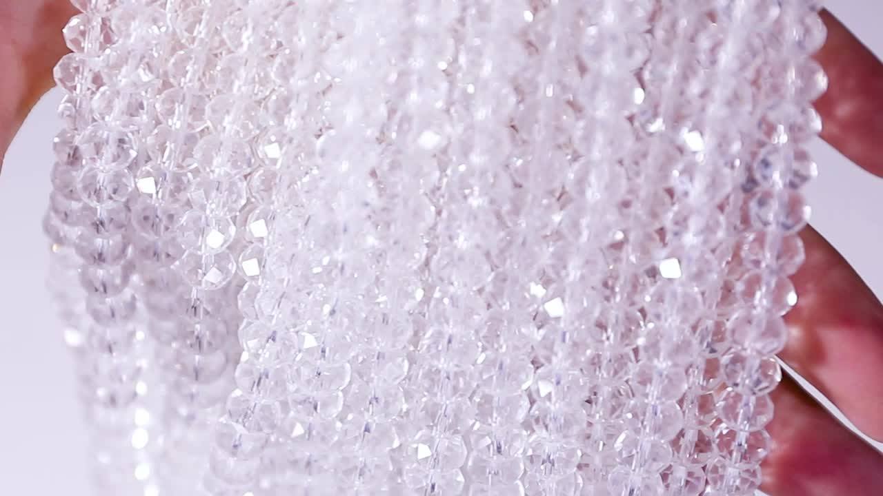 Pujiang Factory Making Jewelry 4mm Rondelle Glass Beads For Jewelry