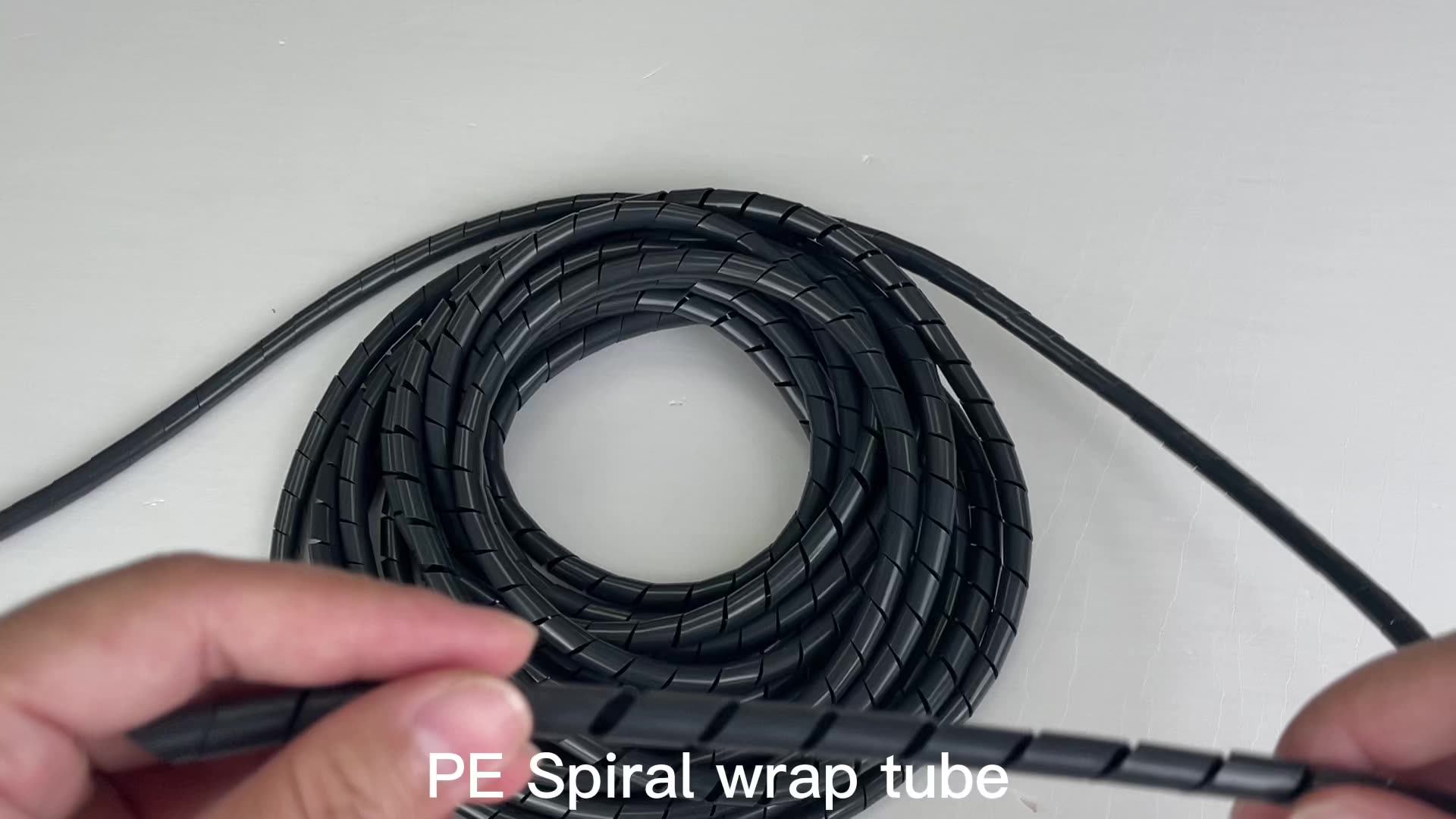 Cable Sleeves Wire Loom Protection Black Spiral Cable Wrap Spiral