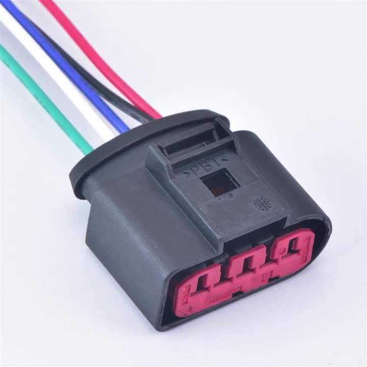 2 Set Connettore MAF 5 Pin VGOL - Compatibile VW Audi 1J0973775A - Foto 7