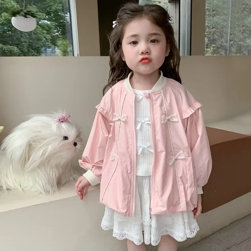 Girl's Coat Spring and Autumn Style Chanel Style Jacket 2025 New Spring Clothes Baby Girl's Windbreaker Top Princess Fashion