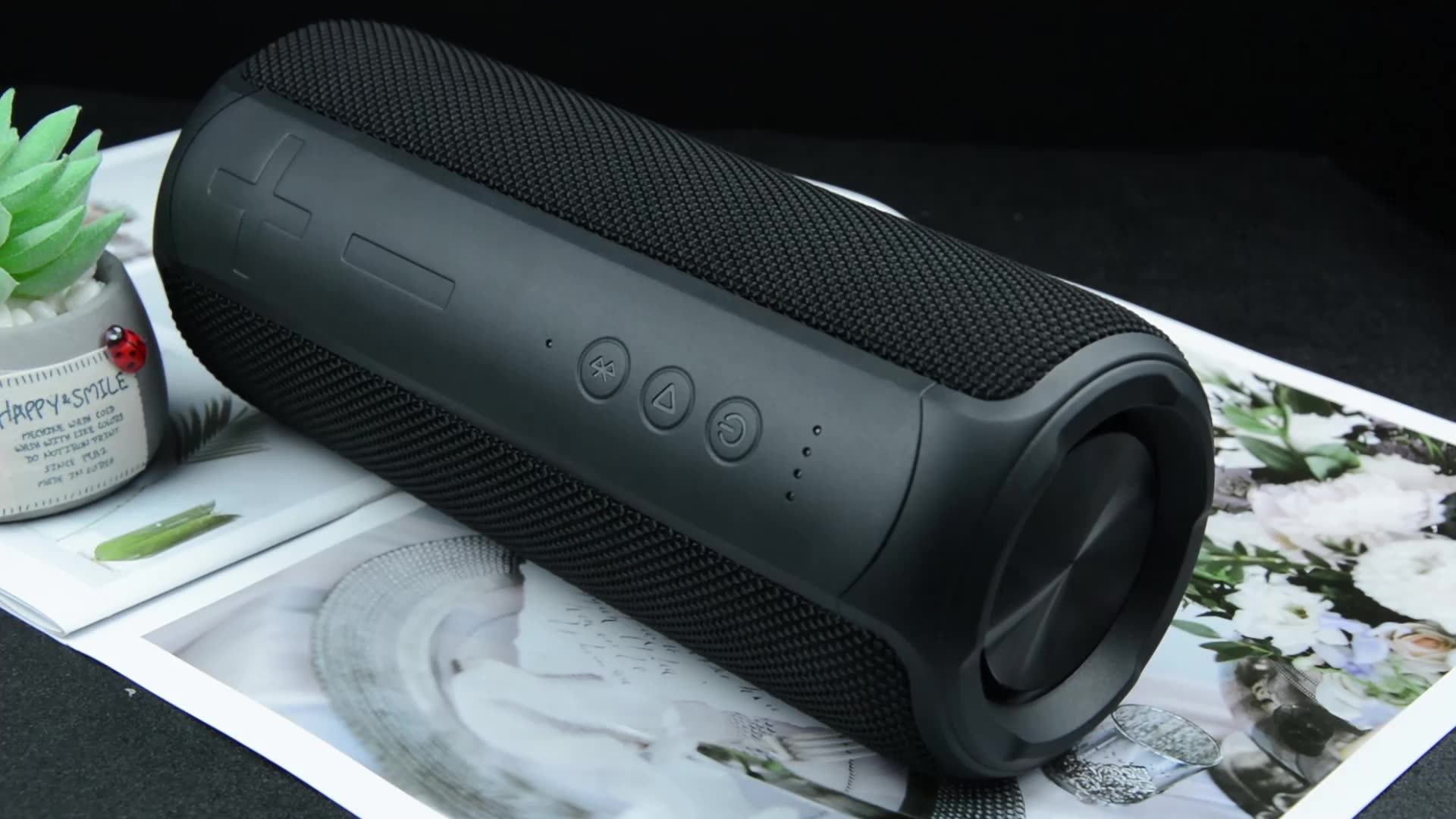 Epoptis 30W Waterproof Bluetooth Speaker With Disco Lights - 14 Hour Battery