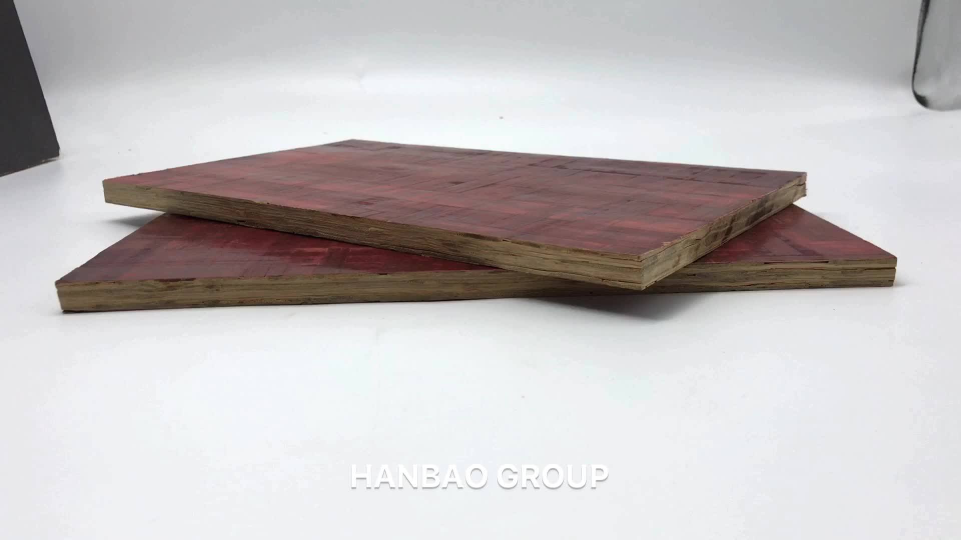 6mm 30mm Phenolic Wbp Glue Bamboo Laminated Plywood Panel For Concrete