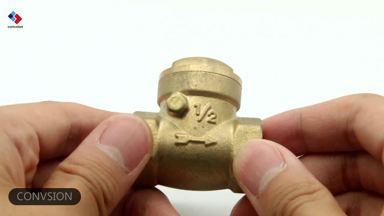 Superior Quality Brass Swing Flapper Type Check Valve Water Meter Non