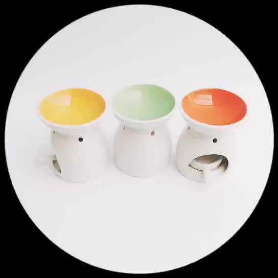 Delicate Ceramic Fragrance Oil Burner With Candle Tray Buy Oil Burner