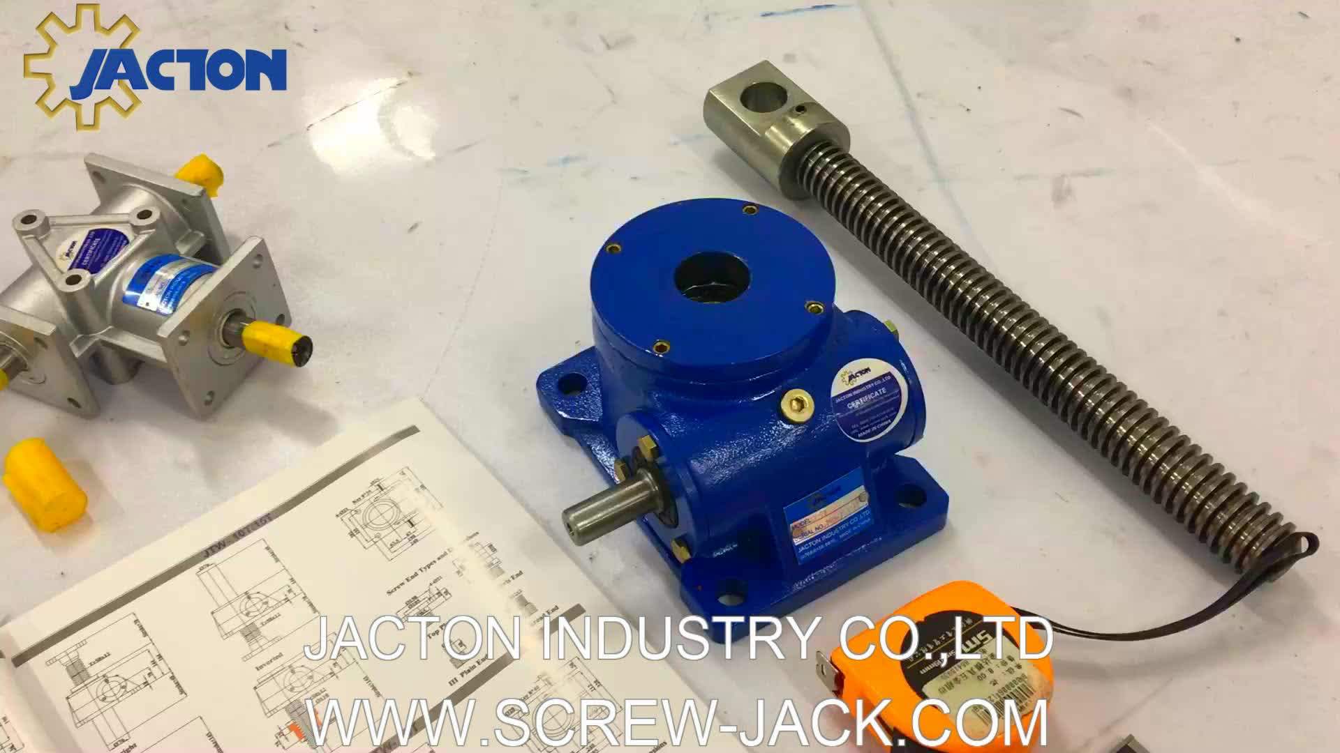 High Performance And Compact Jtm200 200kn Acme Threaded Rod Motor Screw