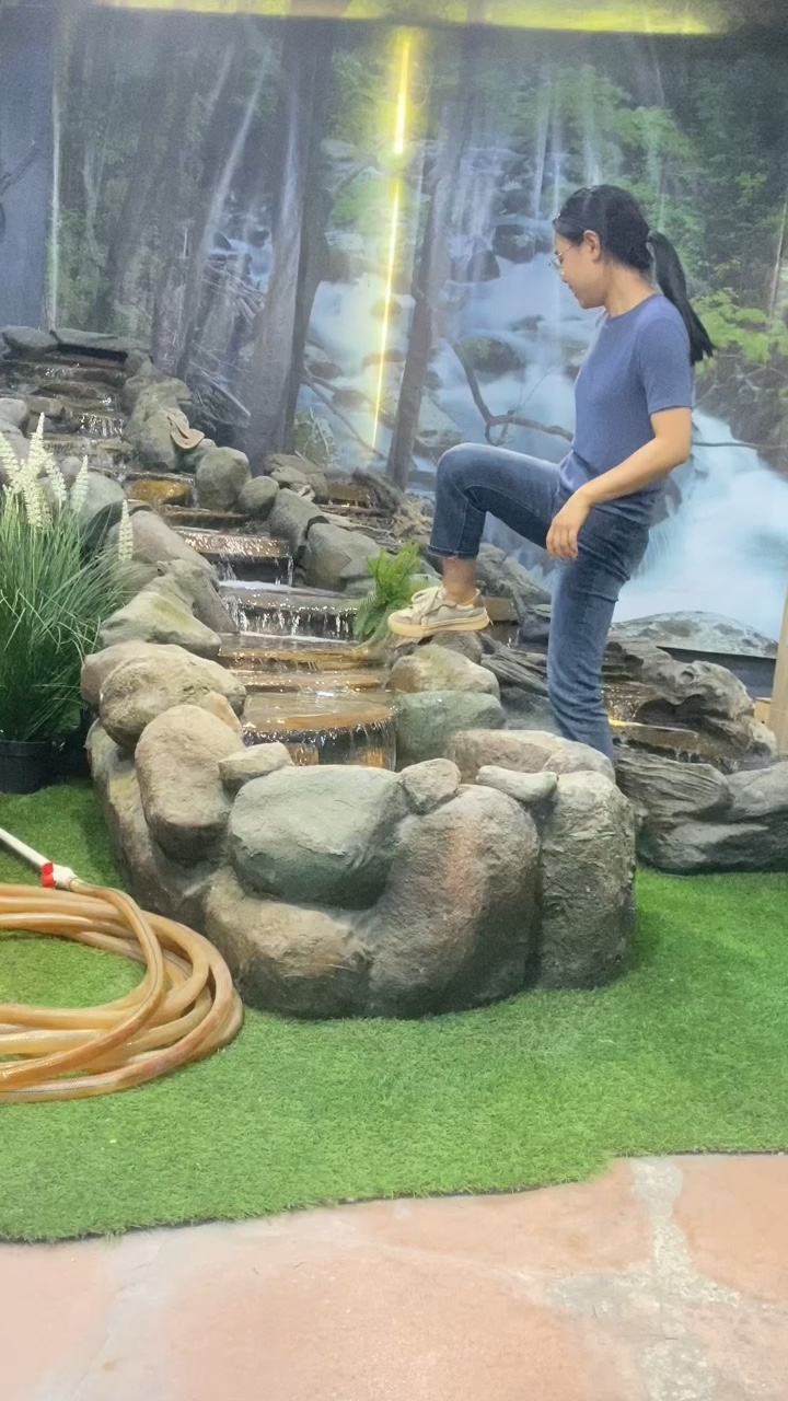 Polyresin Decor Natural Outdoor Water Fountain Rustic Style Country