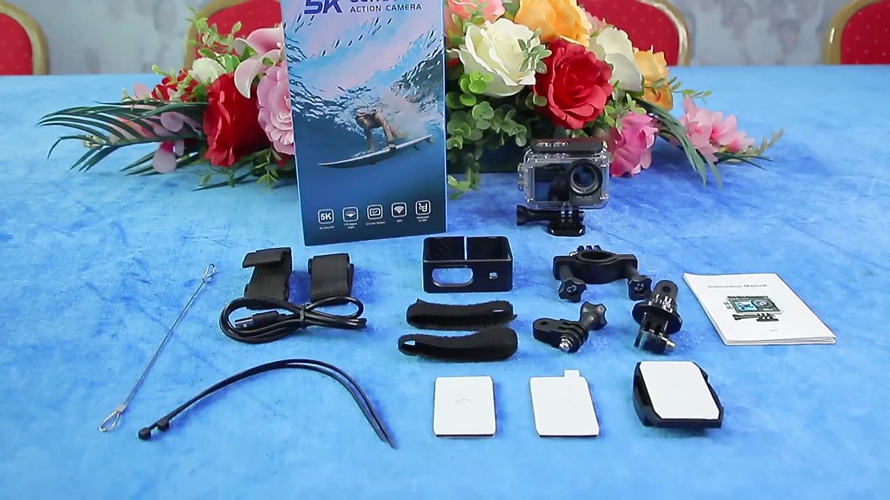 5k Wireless Waterproof Motorcycle Youtube Vlogging Wifi Gopro Action