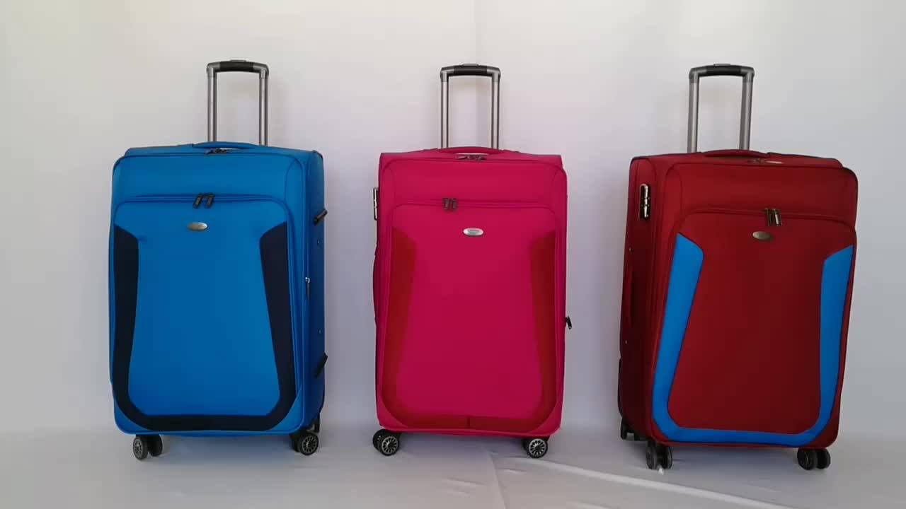 Expandable Rolling 4 Wheels Soft Nylon 4 Pcs Spinner Luggage Buy