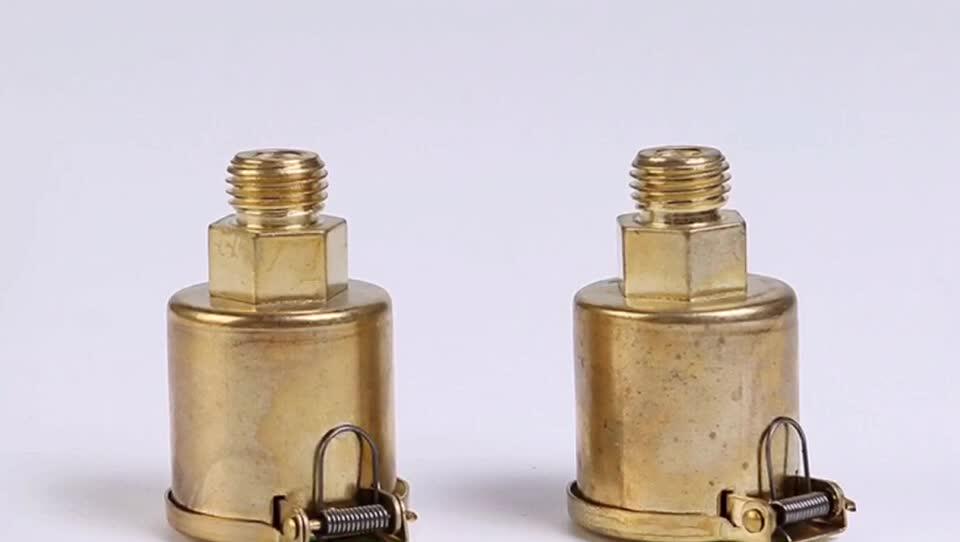 1/8bsp Brass Flush Straight Type Grease Zerk Fitting For Lubrication