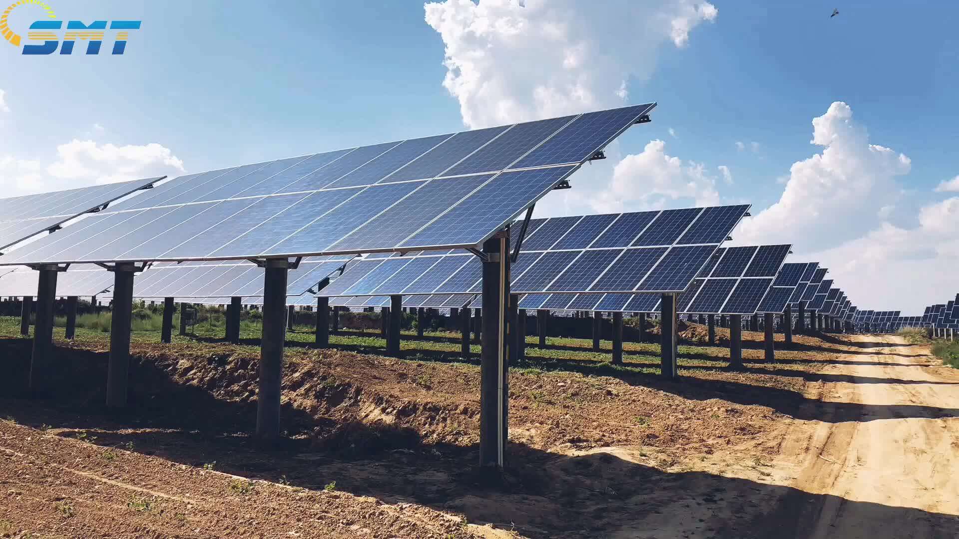 Galvanized Steel Q235 Rooftop Solar Mounting Structure Solar Panel Fat