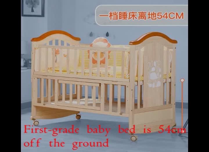 Adult Size Multifunction Infant Baby Cot Bed Cheap Colorful Folding Baby Crib Infant Cot Playpen