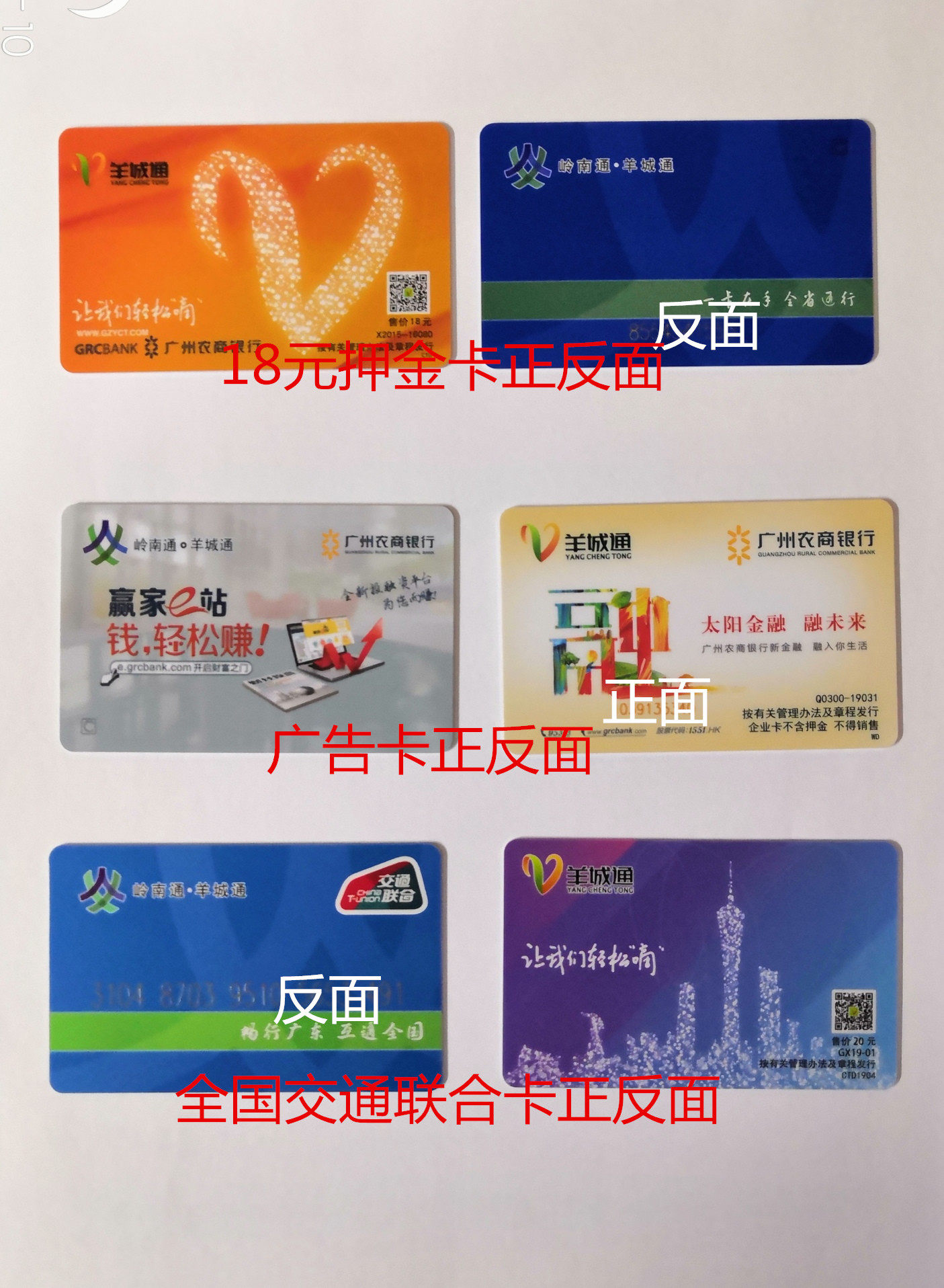 National Transportation Union Card Lingnan Pass Yangcheng Pass Guangzhou Foshan Bus subway card * Support Android NFC