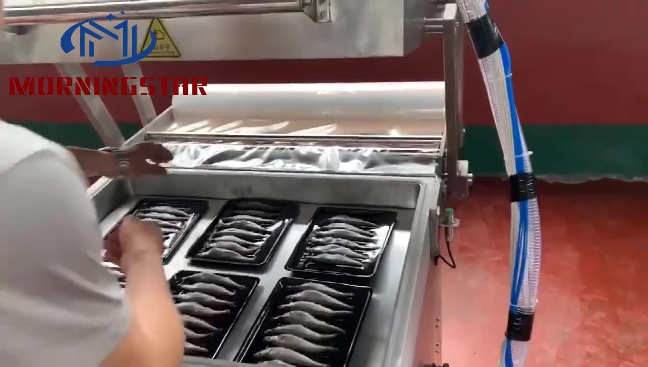 Fresh Meat Shrimp Seafood Vacuum Skin Packing Machine Tray Sealer Buy
