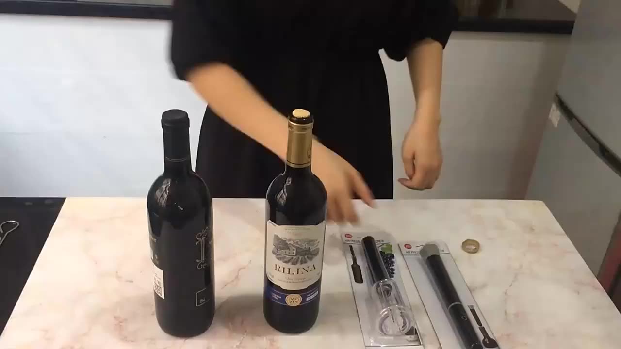 Воздушный насос Открывалка для бутылок вина Воздушное давление Вакуумная пробка