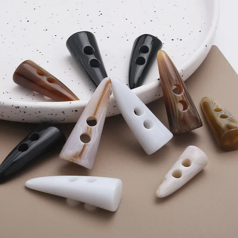 Wholesale resin imitation horn buttons cashmere coat buttons woolen…
