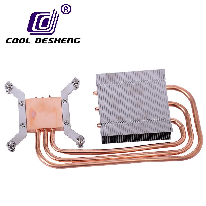 Computer Heat Pipe Flat Cooled Rgb Cpu Cooler Fan Controlled Industrial