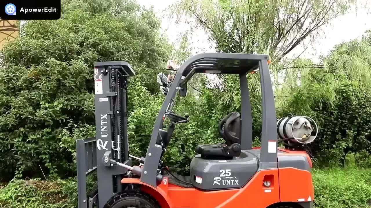 Chinese Brand Runtx Forklift 3500kg Weight Gasoline Forklift Truck