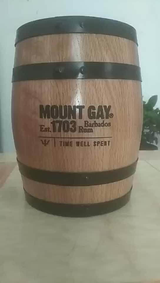 1.5l Mini Dark Brown Oak Wine Barrel Wood Barrel Oak Barrel Buy Oak Barrel Product on