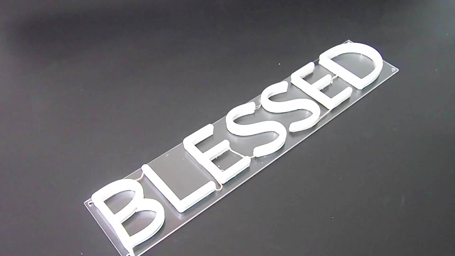 Customized Letter Signs With Neon Light High Quality Custom Soft Led