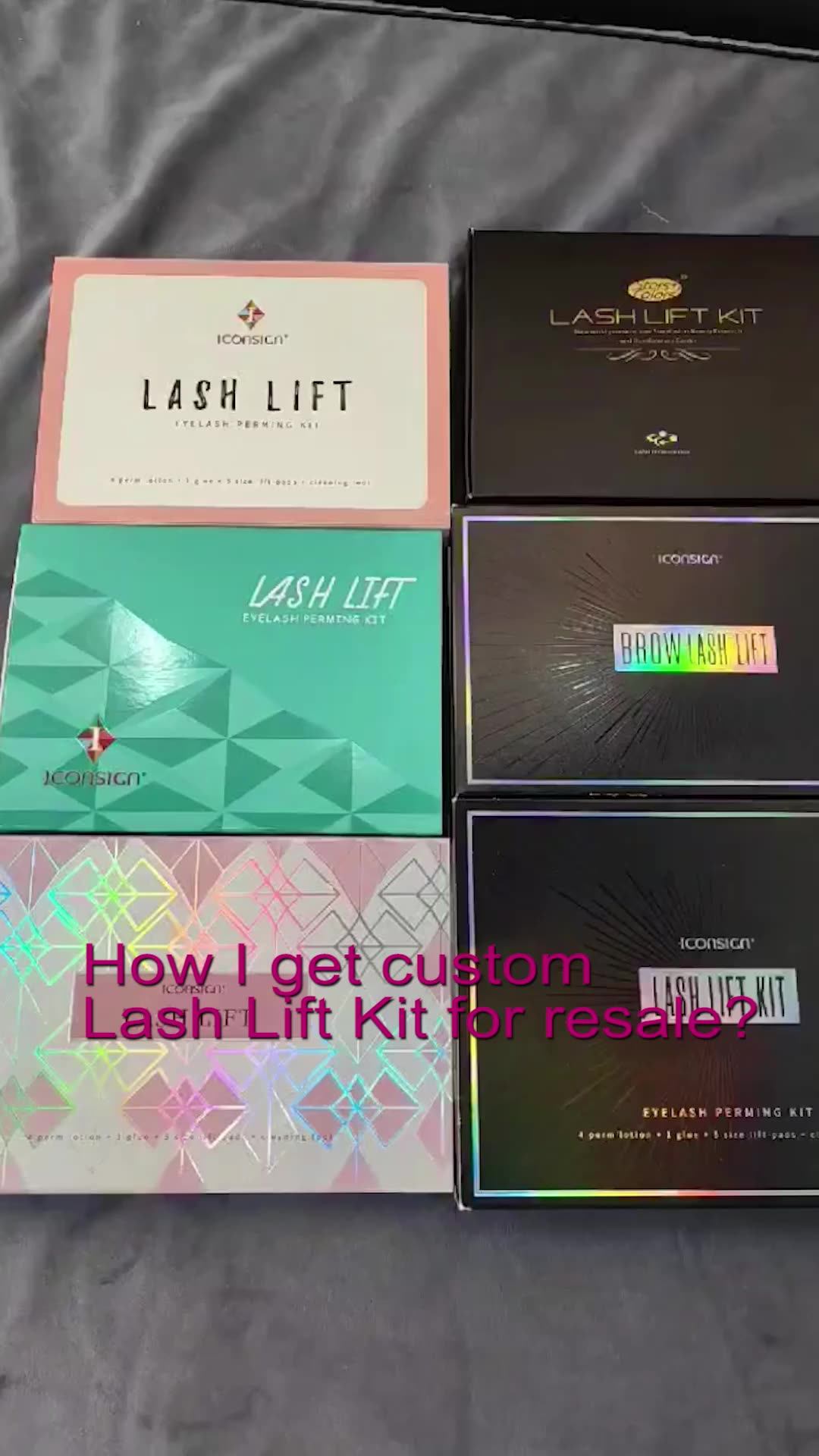 Wimpern Lifting Set Lashlift Nutrition Oil Brow Lamination Permanent