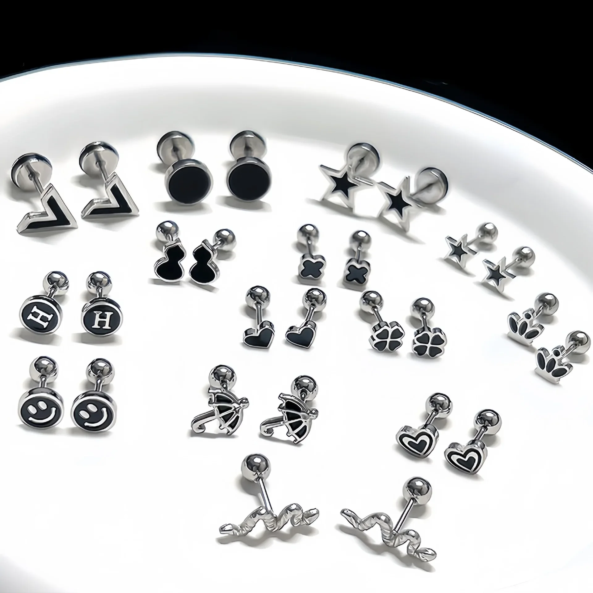 Серьги из нержавеющей стали, конструктор, стиль Chanel, простой и элегантный дизайн