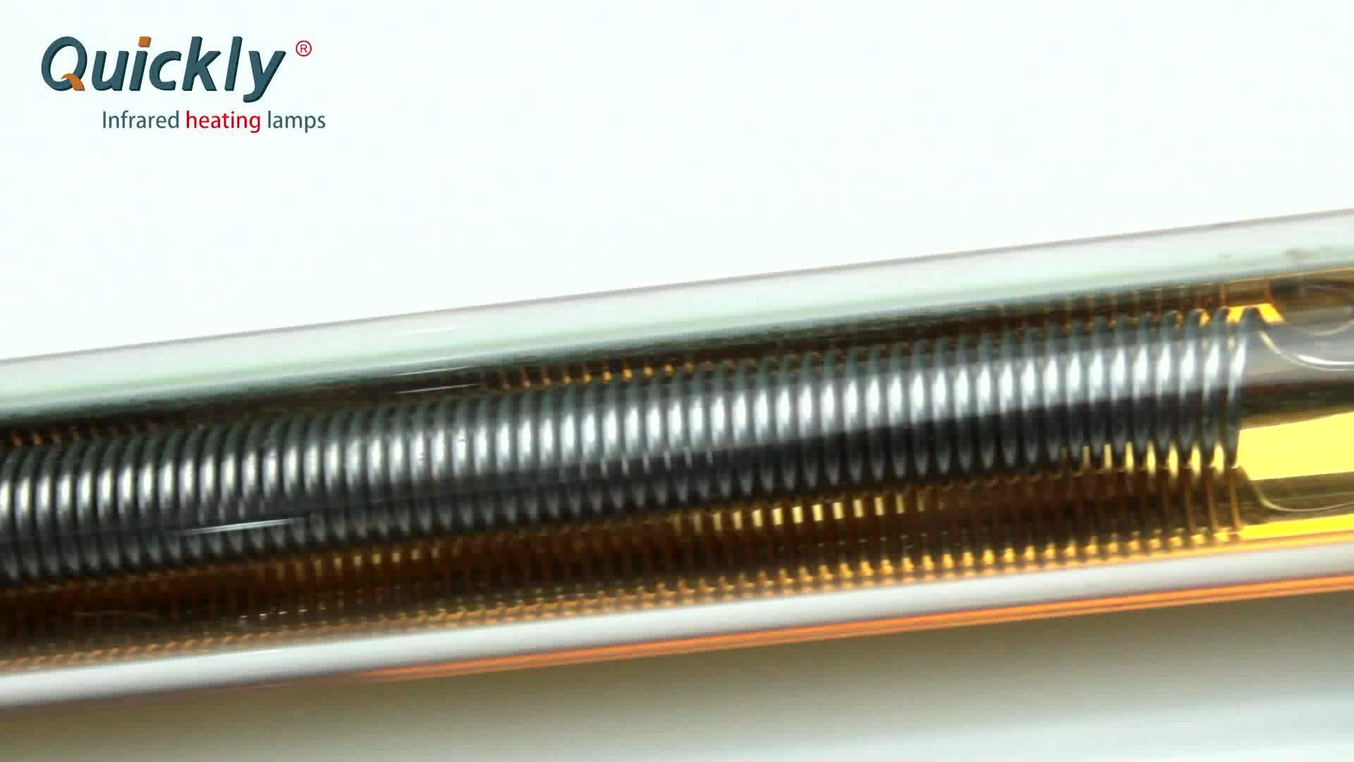 Single Tube Medium Wave Infrared Heat Lamp With Gold Reflector Buy